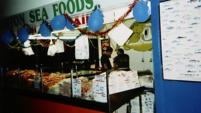 Preston Seafoods decks the halls at Preston Markets.