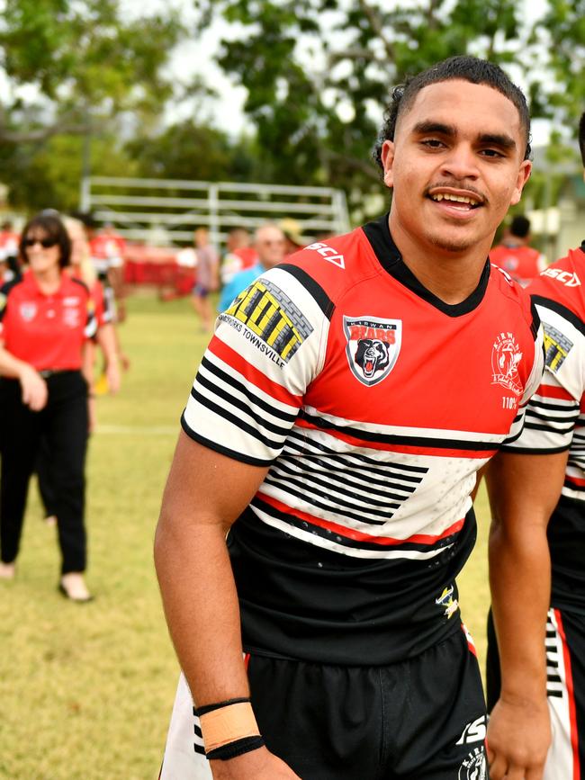 Tyreice Baira-Gela when he was playing for Kirwan SHS. Picture: Alix Sweeney