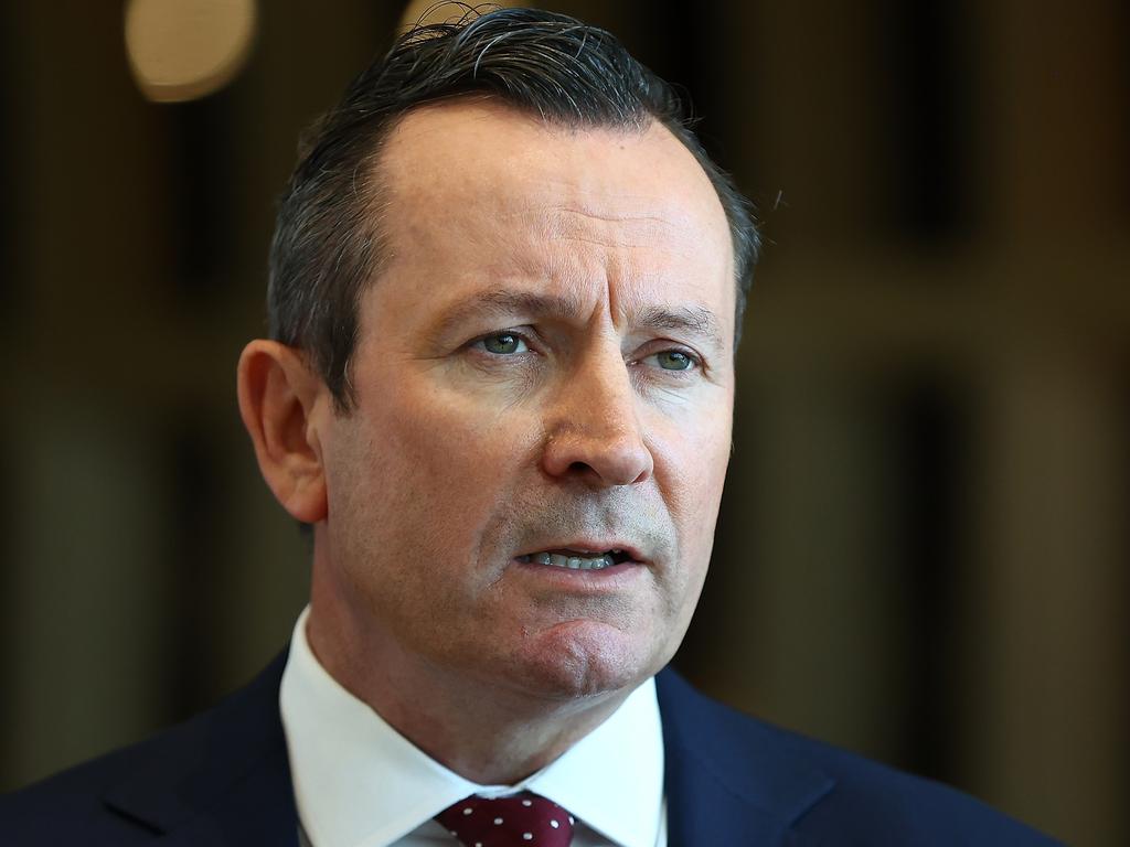 Western Australia Premier Mark McGowan has been tough on borders throughout the whole pandemic. Picture: Paul Kane/Getty Images