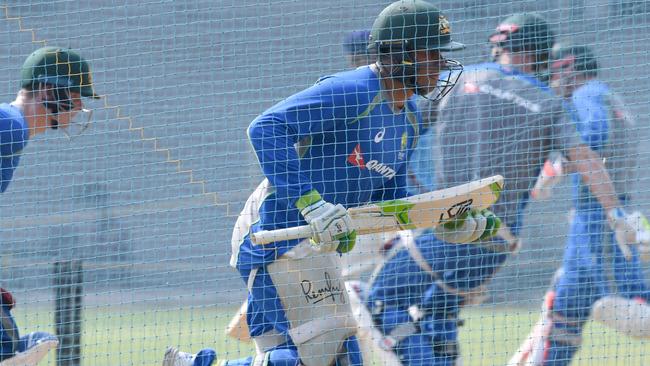 Usman Khawaja’s only way back into the Australian team will be as an opener. Picture: Getty Images