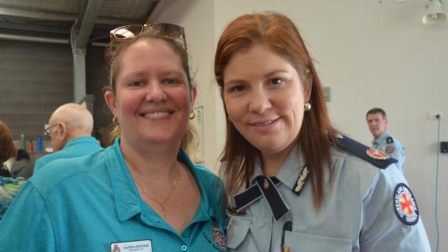 Danita Potter and Loretta Johnson at the Kingaroy Ambulance Committee 100 years celebration. Photo: Madeline Grace.