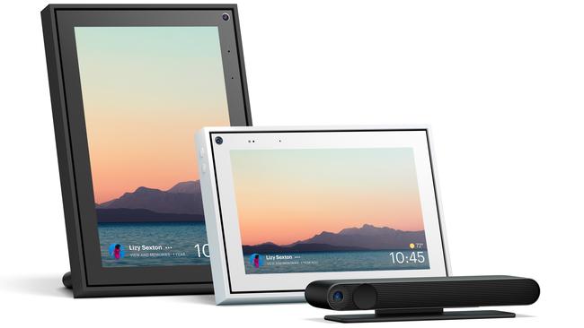 Facebook's Portal range: Facebook Portal, Portal Mini and Portal TV.