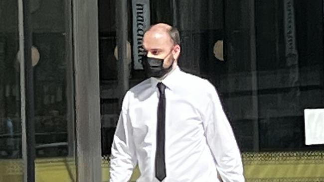 Thomas Matthews will be sentenced next month after driving at 3 police officers. Picture: Julia Kanapathippillai