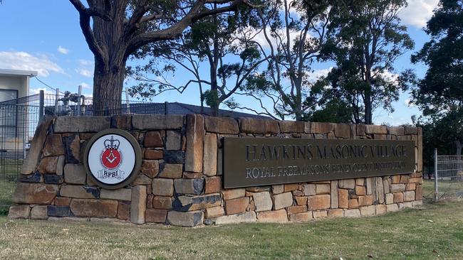 RFBI Hawkins Masonic Village aged care at Edgeworth, where 11 residents contracted Covid. Picture: Emily Burley.