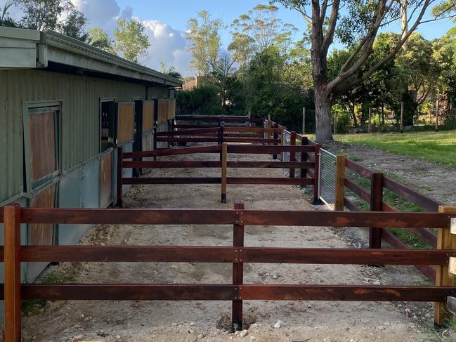 Timber used for fence railings was produced by Beaches Timber at Ingleside. Picture: Beaches Timber