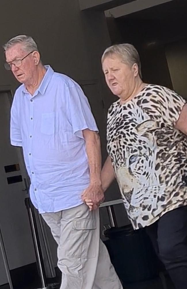 Leanne Davies, 57, and husband Paul, of Colyton, pleaded guilty at Mt Druitt Local Court on Wednesday to two counts each of larceny after stealing more than $550 worth in hardware suppliers from two Bunnings stores on November 14. Â Picture: Nathan Schmidt