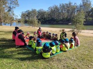 Bluebird Early Education Cobram & Bluebird Cobram Kindergarten – Forest School Yarning Circle. Picture: Supplied