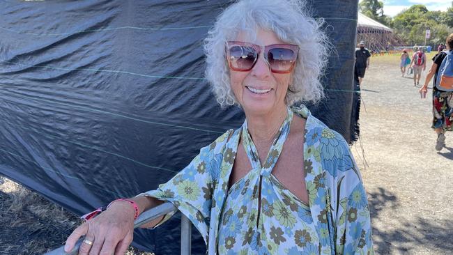 Annette Fletcher at Bluesfest on April 10, 2023. Picture: Savannah Pocock