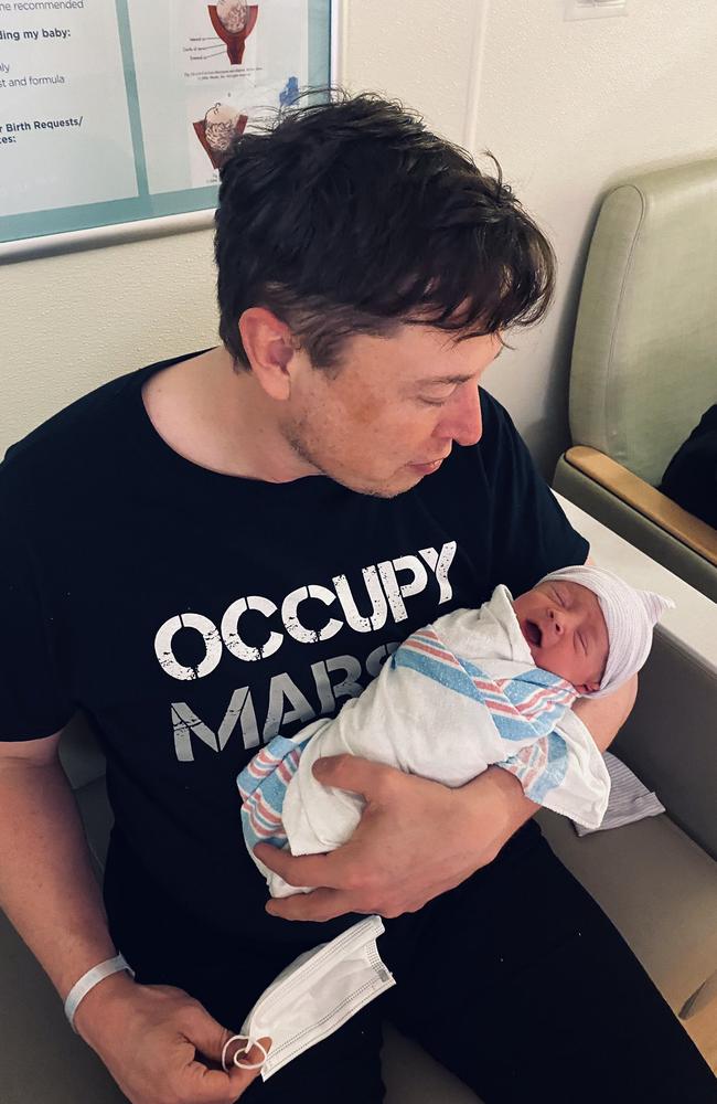 Musk and Grimes welcomed their first child in 2020.
