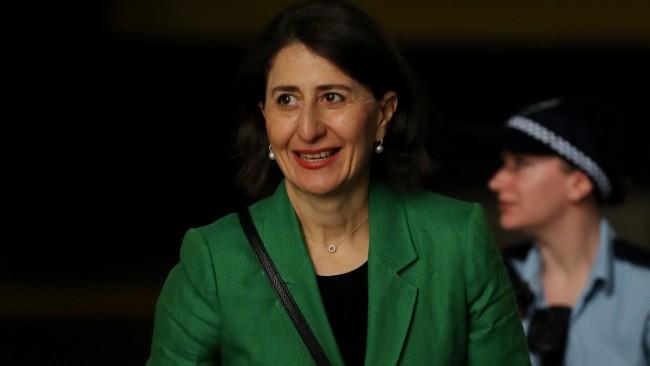 Gladys Berejiklian arrives at ICAC ahead of an intense day of questioning. Picture: Tim Hunter.