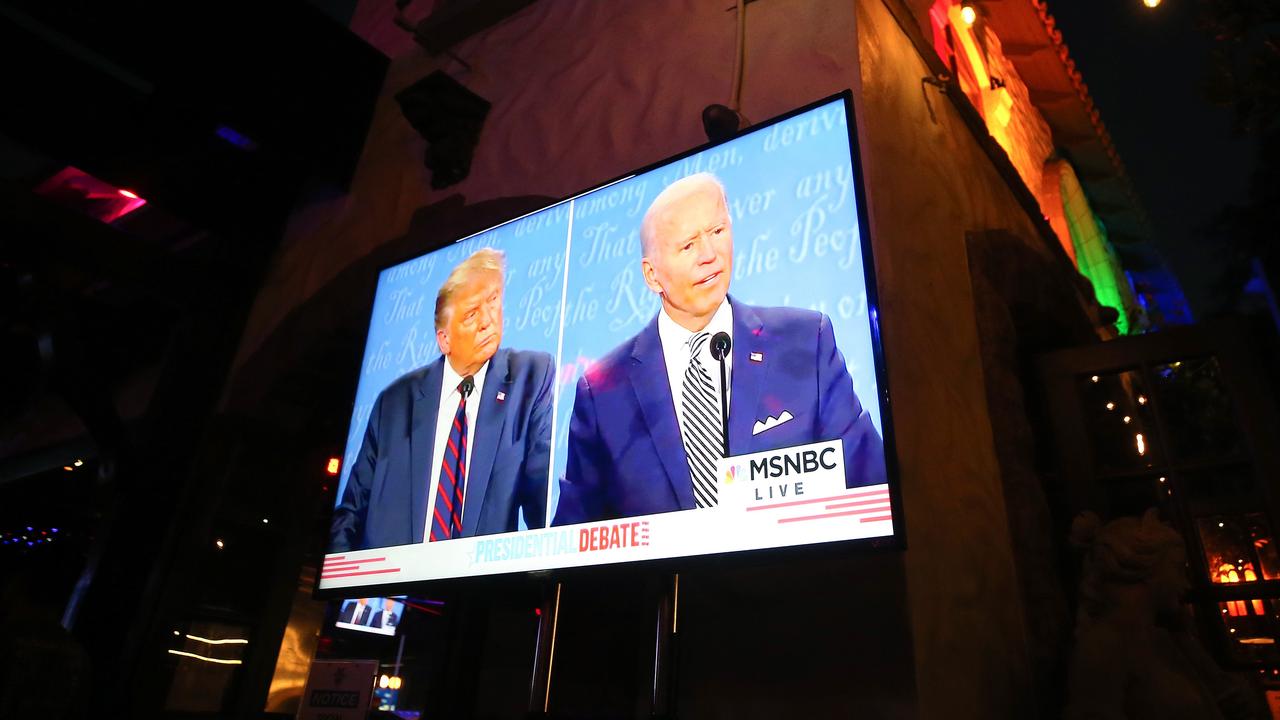 For the tens of millions of Americans who tuned in, it was a very long 90-minute debate. Picture: Mario Tama/Getty Images/AFP