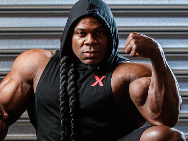 6/6/2019 International bodybuilder Kai Greene, is in town as part of his role as a Ryderwear ambassador. Picture MATT TURNER.