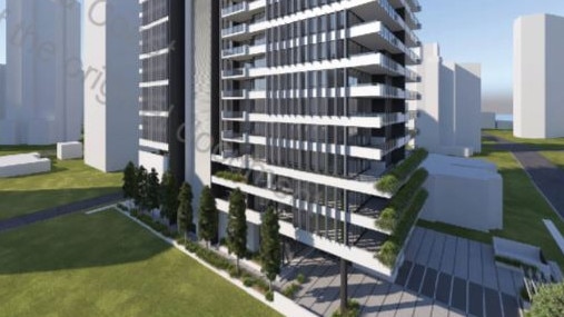 Artist impressions of a proposed Main Beach tower put forward by the Winten Property Group. Picture: Supplied by Gold Coast City Council