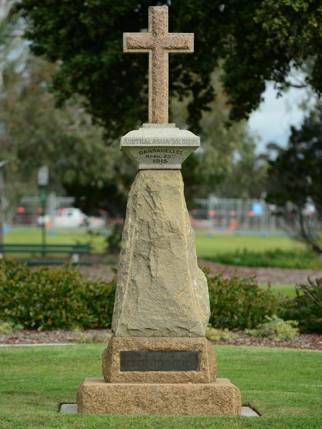 The Dardanelles Cenotaph in the south Parklands.