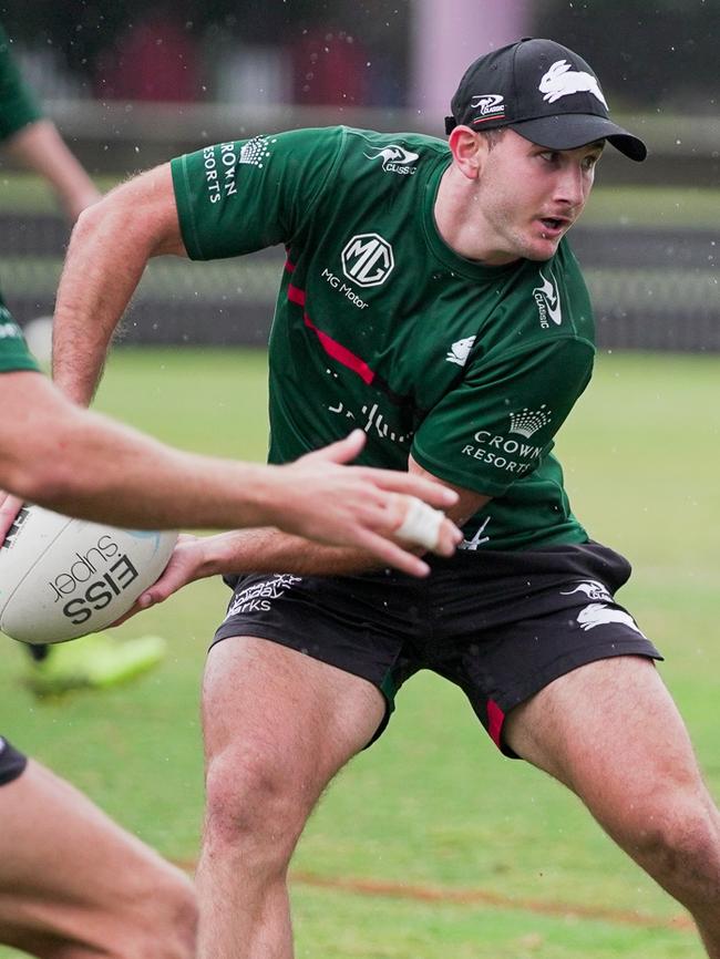 Jack Campagnolo during a South Sydney Rabbitohs training session. Picture: South Sydney Rabbitohs