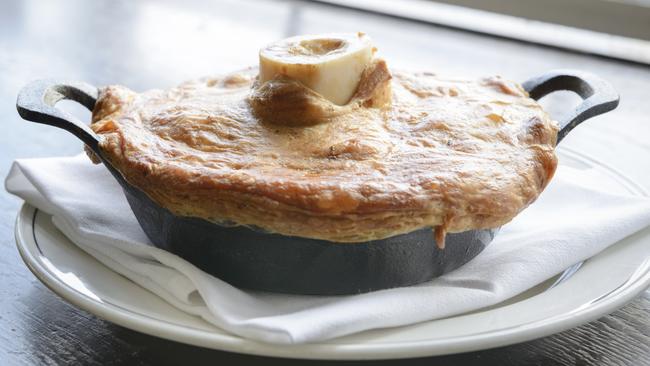 The beef, cheek and tail pie from the Builders Arms in Fitzroy is a hearty mouth party.