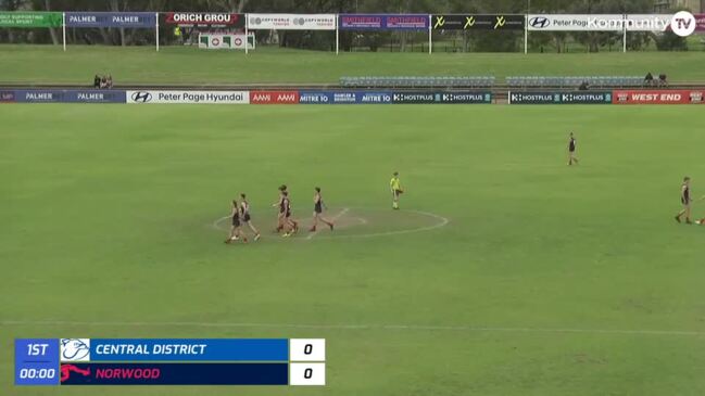 Replay: SANFL Intrastate Carnival - Central District v Norwood (U15 Metro Boys)