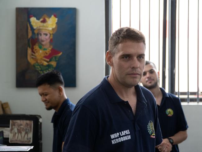 Matthew Norman spoke with prison officials on Friday ahead of his imminent transfer to Australia. Picture: Lukman S. Bintoro