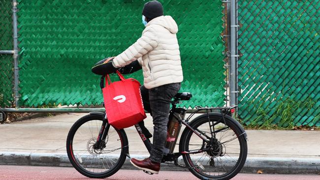 Analysts project DoorDash’s revenue will increase 29% this year. Picture: AFP