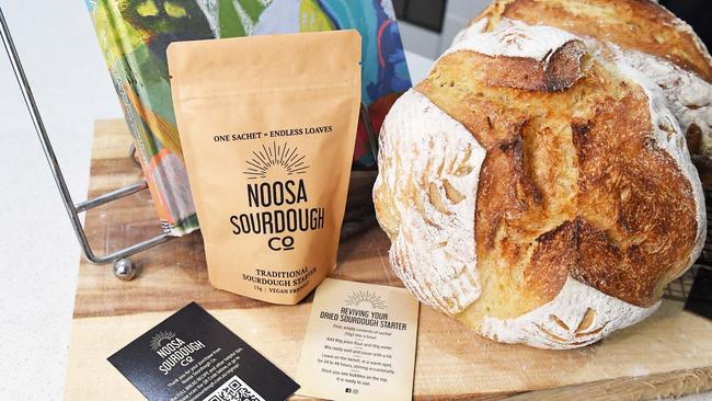 Noosa Sourdough Co’s starter kits are sold at more than 140 stores throughout Queensland. Picture: Patrick Woods.