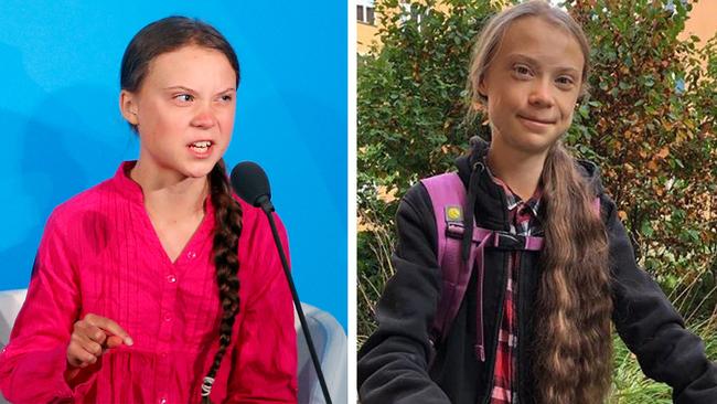 Swedish environmental activist Greta Thunberg says her gap year is over, and she is returning to school. Pictures: AFP/Instagram