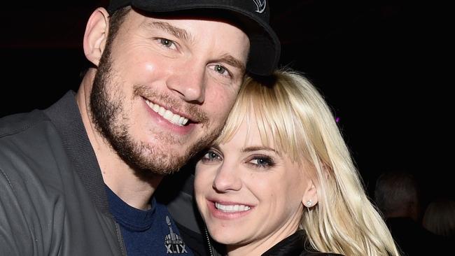 PHOENIX, AZ - JANUARY 31:  Actors Chris Pratt (L) and Anna Faris attend the Maxim Party with Johnnie Walker, Timex, Dodge, Hugo Boss, Dos Equis, Buffalo Jeans, Tabasco and popchips on January 31, 2015 in Phoenix, Arizona.  (Photo by Michael Buckner/Getty Images for Maxim)