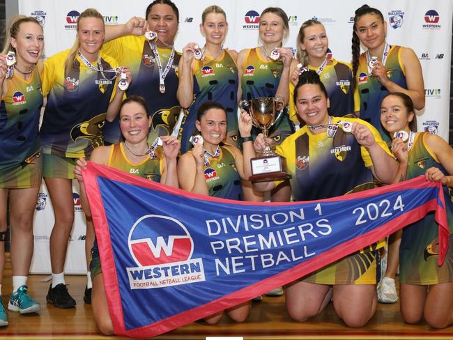 Victorian transgender netball player Manawa Aranui was best on ground when her team won the premiership in 2024. Picture: Instagram