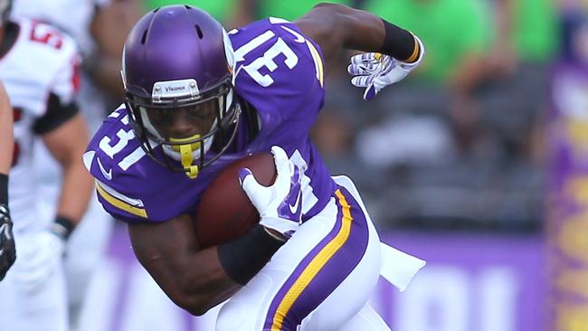 Jerick McKinnon #31 of the Minnesota Vikings.
