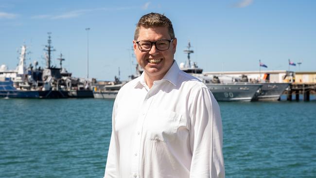 Defence Industry Minister Pat Conroy in Darwin following the release of the Defence Strategic Review Picture: Pema Tamang Pakhrin