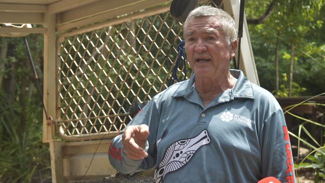 DEPWS ranger Tom Nichols said areas where people walk their dog, like Casuarina Beach, are one of the ‘problem places’ for croc management teams. Picture: Annabel Bowles