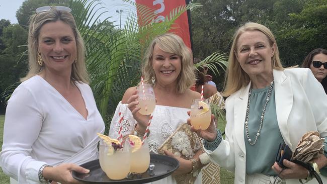 Mayor Clare Stewart, Tourism Noosa CEO Melanie Anderson and Member for Noosa Sandy Bolton are blown away by the response to the Youngcare fundraiser.