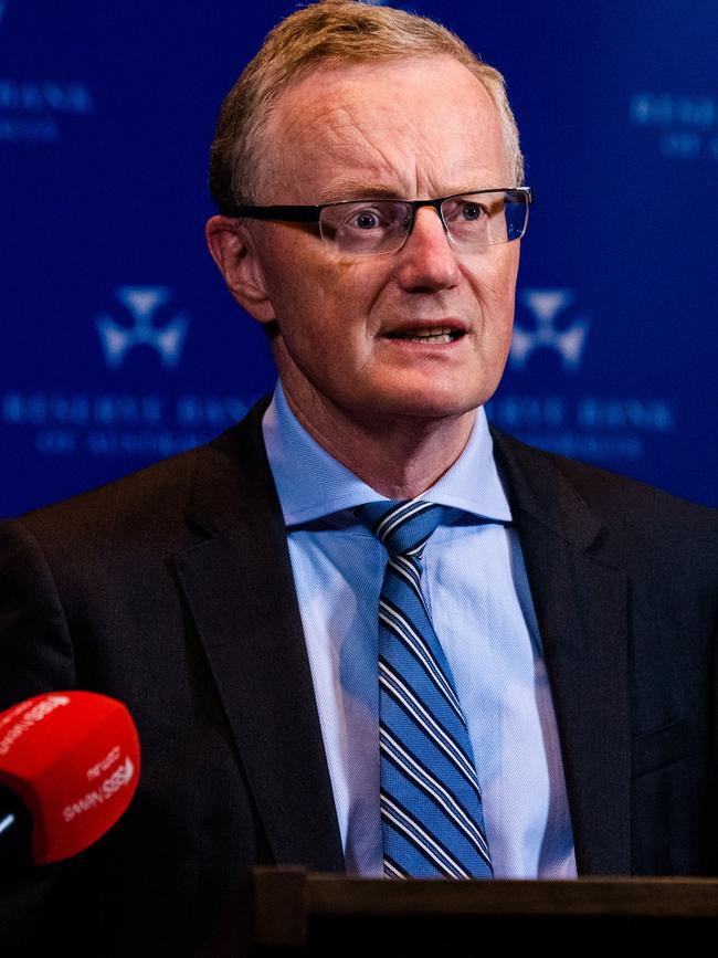 RBA Governor Philip Lowe. Picture: James Brickwood.