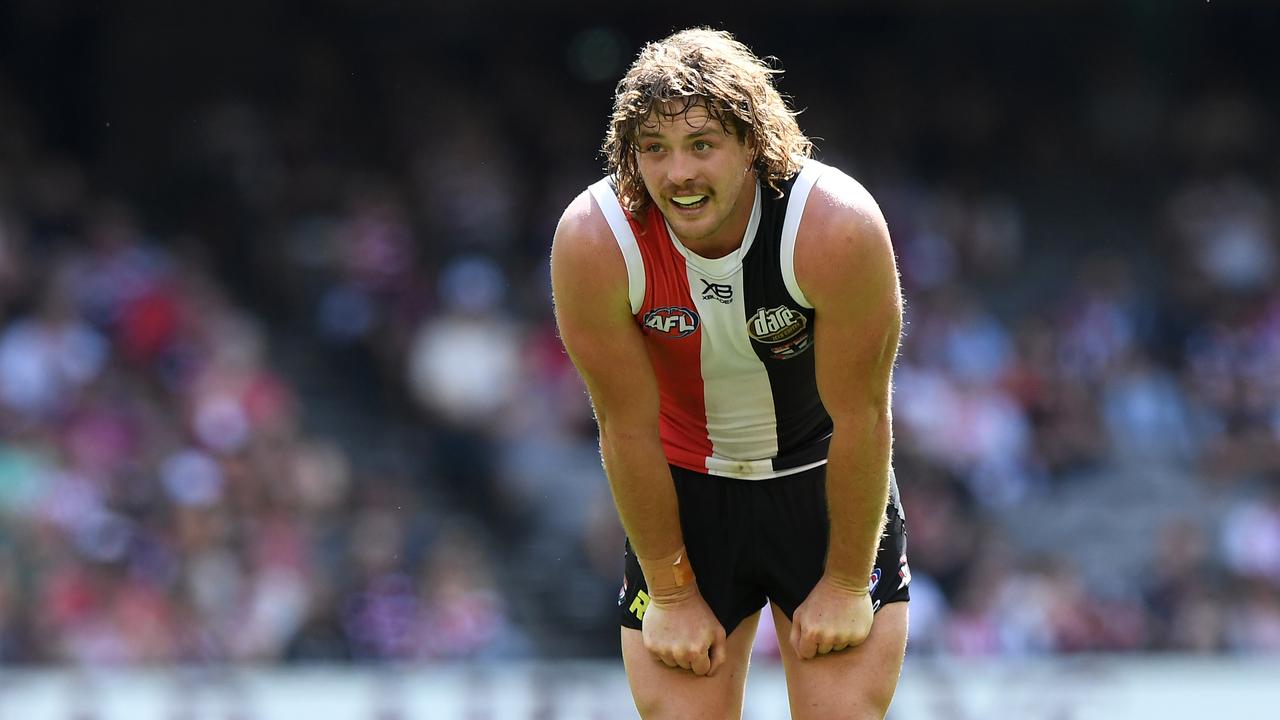 Jack Steven didn’t play in Round 3 for St Kilda. Photo: Julian Smith/AAP Image. 