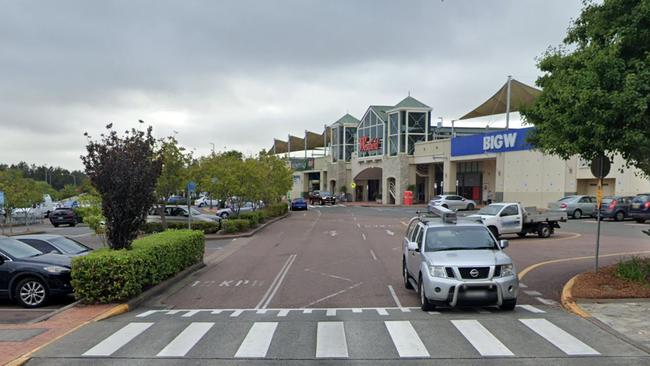 Westfield Tuggerah carpark NSW. Picture: Google