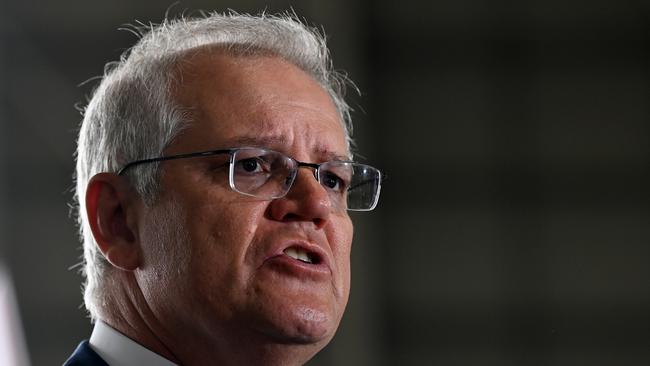 Prime Minister Scott Morrison has welcomed the Nationals’ net zero announcement. Picture: NCA NewsWire/Bianca De Marchi