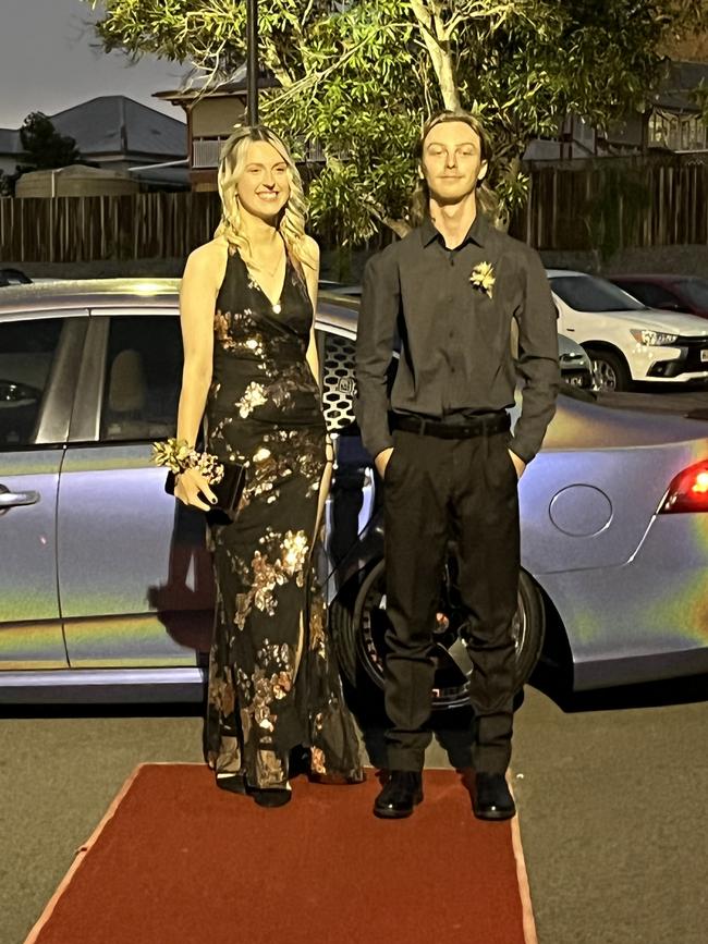 The students of St Mary's College celebrate their formal at the Brolga Theatre on Friday.