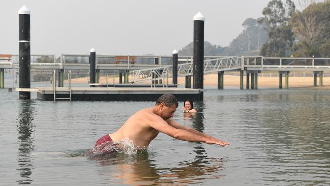 Swimmers have been urged to avoid the Urunga Lido for the time being.