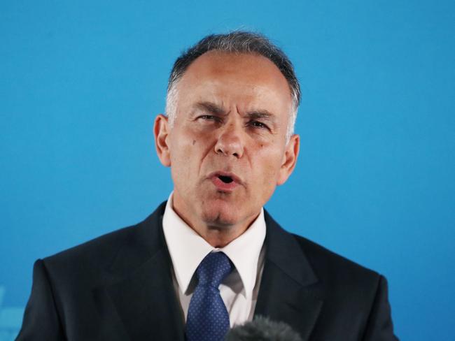 Victorian Liberal Party leader John Pesutto holds a press conference at Parliament house regarding the outcome of the defamation case from MP Moira Deeming. Thursday, December 12. 2024. Picture: David Crosling