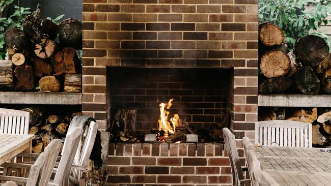 The Burrawang Village Hotel has cosy fires both inside and outside, to keep patrons warm in the chilly Southern Highlands winter. Picture: Facebook