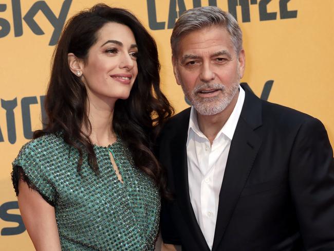 Amal and George Clooney in Rome this year. Their 17-year age gap is a source of much gossip magazine speculation. Picture: Elisabetta Villa/Getty Images