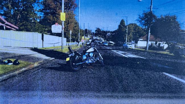 Police image of the crash scene. Picture: NSW Police