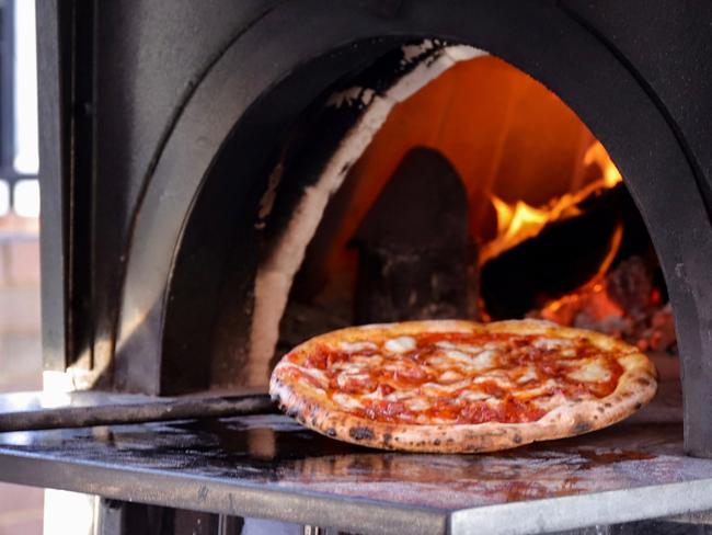 Lucio Pizzeria’s wood-fire oven pizza. Picture: Jenifer Jagielski