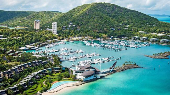 The restaurant had prime position in Hamilton Island Marina. Picture: Hamilton Island