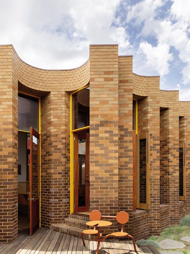 Ponds, an Art Deco dwelling built in the 1930s in Melbourne’s Moonee Ponds, was updated by Wowowa Architecture &amp; Interiors in 2021. Picture Katherine Lu