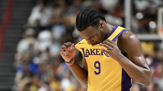 It hasn’t been pretty for Bronny. (Photo by Candice Ward/Getty Images)