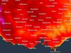 Ongoing heatwave and thunderstorms in Victoria and South Australia.