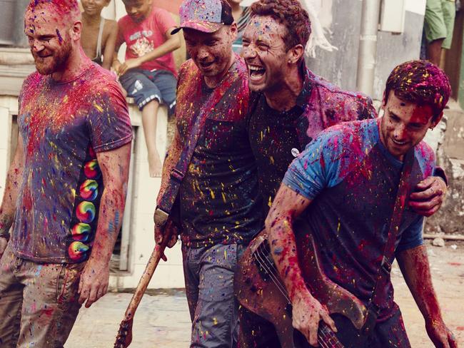 EMBARGOED FOR KATHY MCCABE STORY: 6am MAY 17. Coldplay. Picture: Supplied