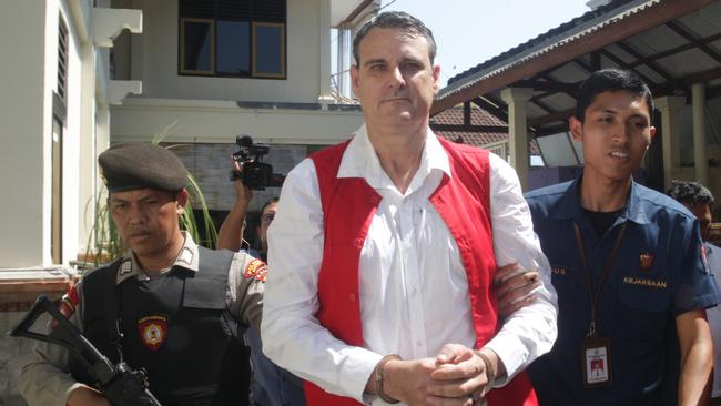 Troy Smith arriving at Denpasar Court to face his first hearing on June 13. Picture: Lukman S. Bintoro