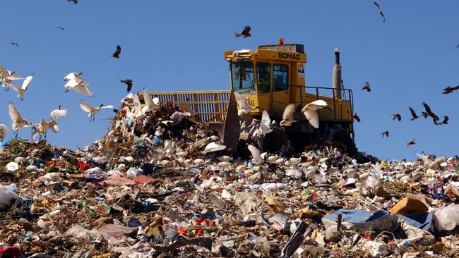 Landfill being kept at Townsville. The council is looking at how it can be expected to meet landfill diversion targets without its ratepayers being financially punished for not meeting them.