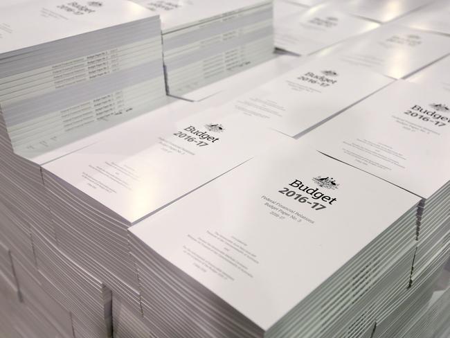 The Budget will be handed down on Tuesday. Picture: Kym Smith